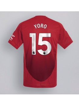 Manchester United Leny Yoro #15 Heimtrikot 2024-25 Kurzarm